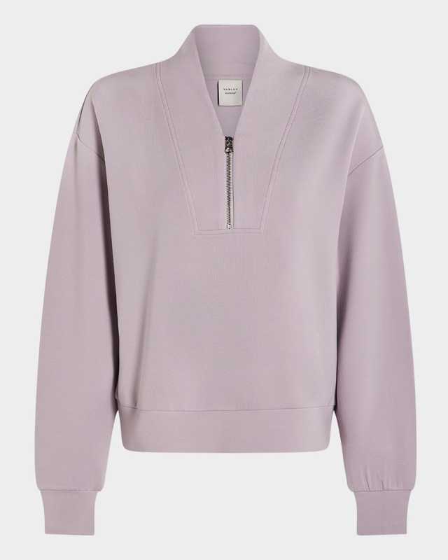 Davidson Partial-Zip Sweatshirt